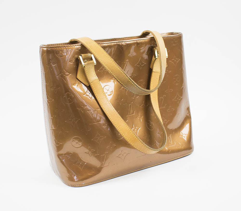 Louis Vuitton Bronze Vernis Houston Bag