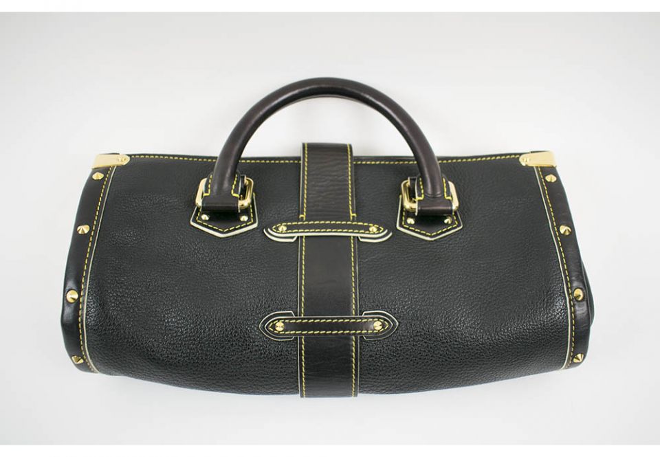 Louis Vuitton Black Suhali Leather L'Ingenieux GM Bag Louis