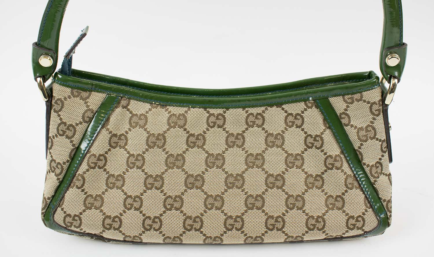 Sold at Auction: GUCCI 'ABBEY' D-RING GG MONOGRAM CANVAS HOBO BAG