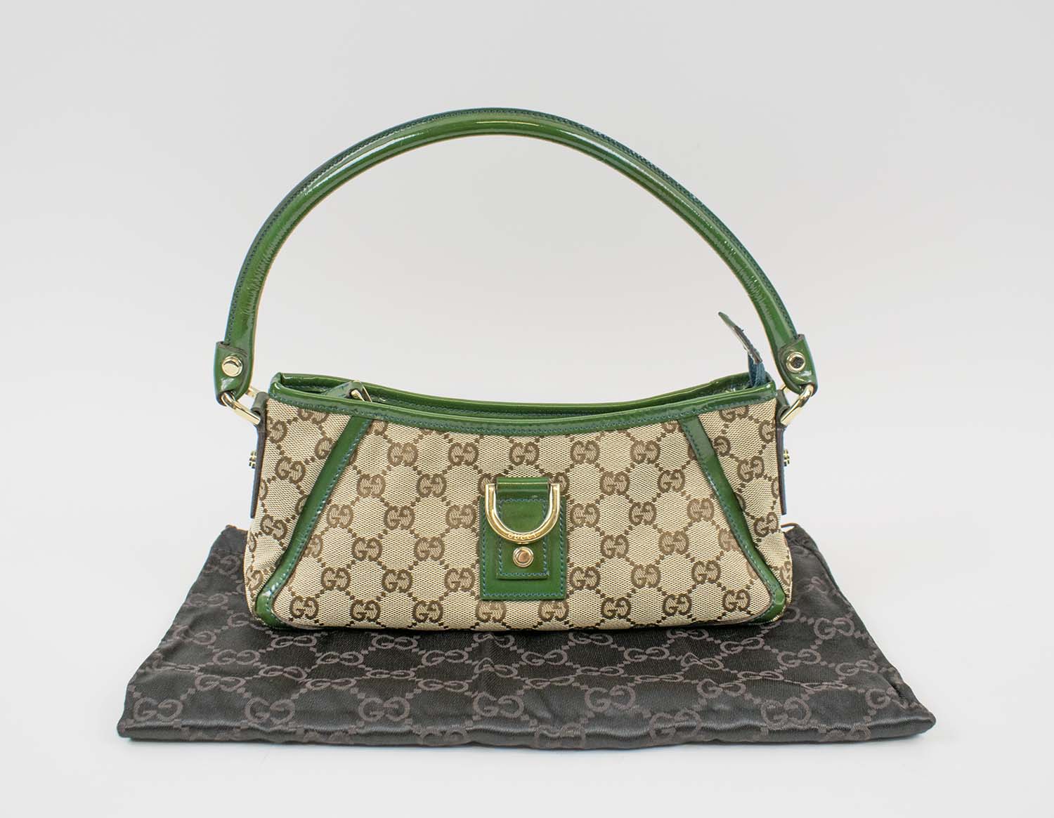 Gucci Abbey Shoulder Bag GG Canvas Medium at 1stDibs