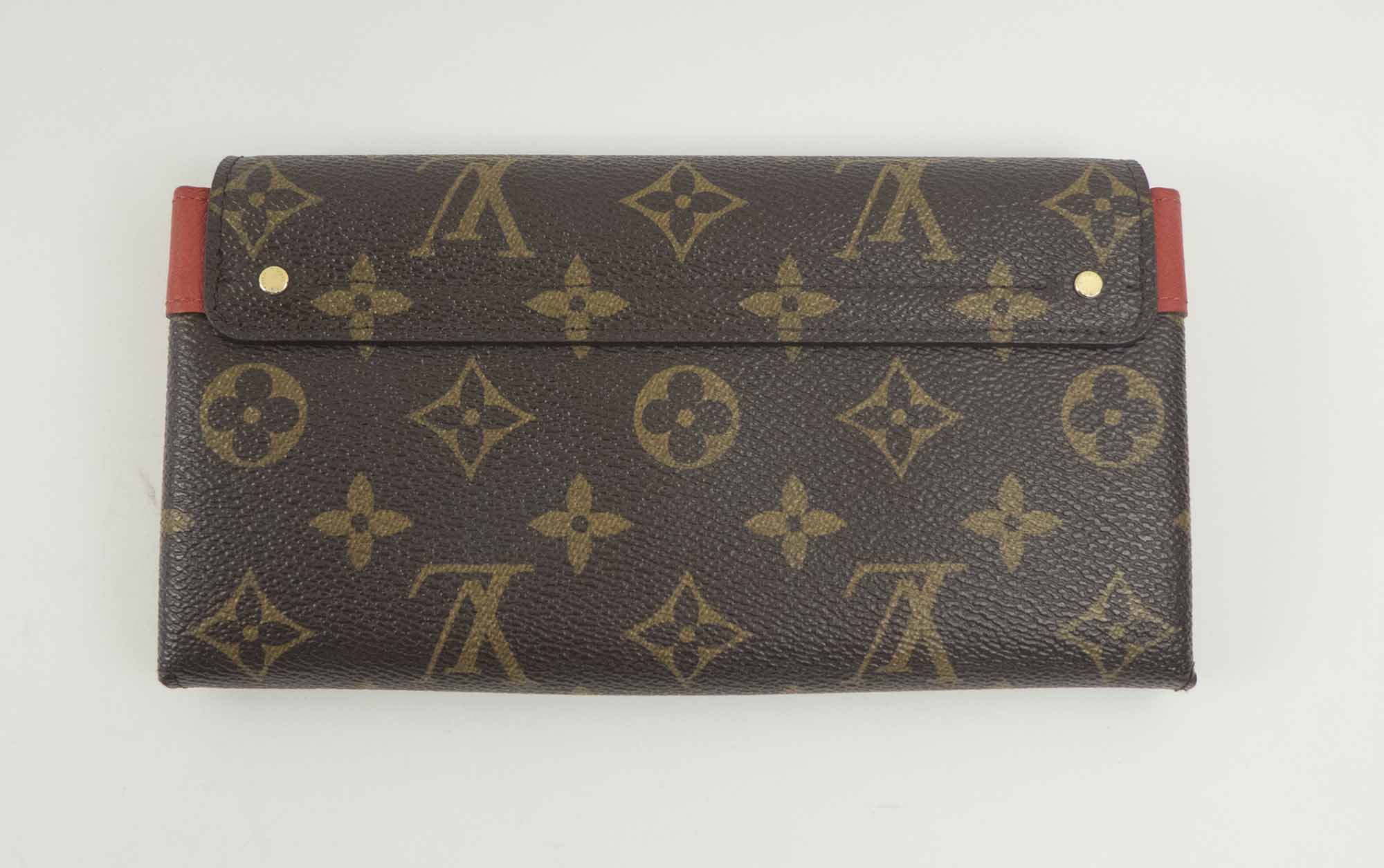 Louis Vuitton Josephine Wallet Zippered Insert Monogram Orange Lining in  Coated Canvas with Gold-tone - US