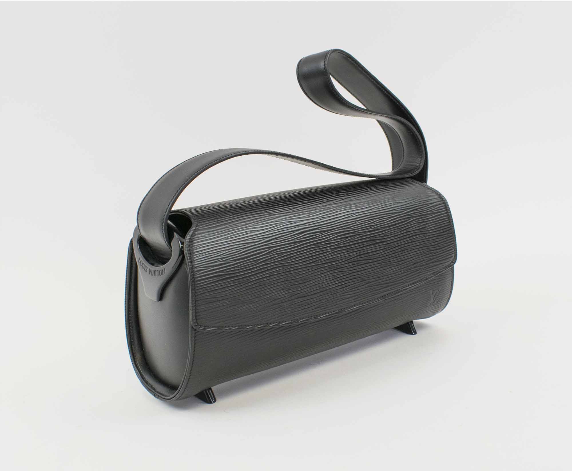 Louis Vuitton Sénateur pouch in black epi leather