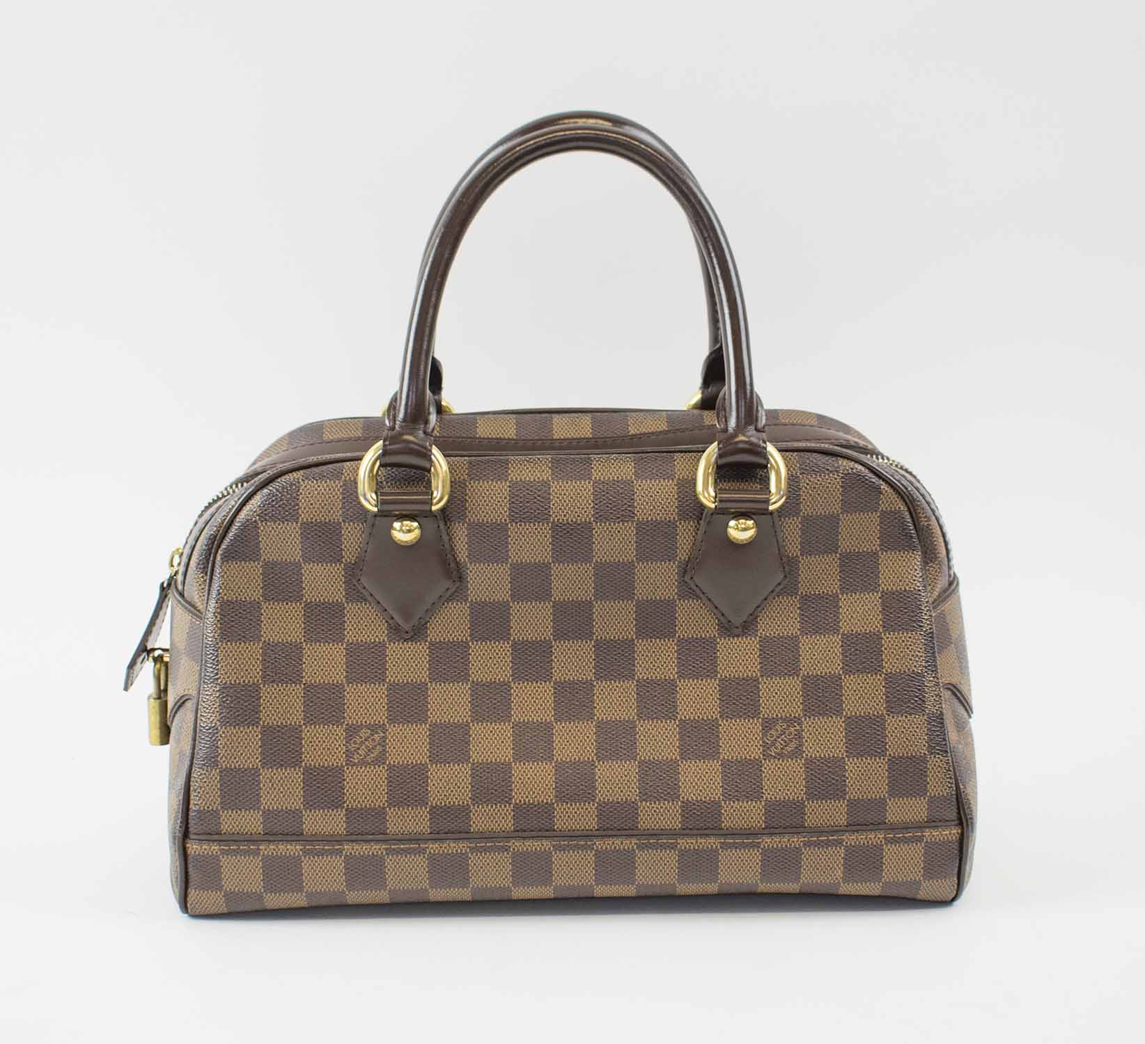 LOUIS VUITTON DAMIER EBENE SPEEDY 30 BOSTON BAG MM for sale at auction on  29th October