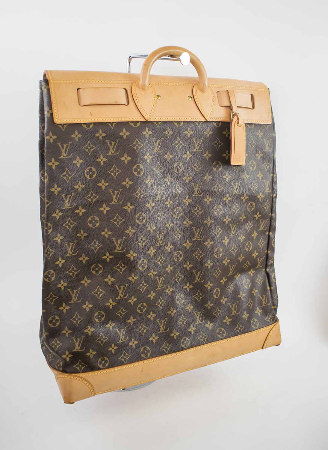 Lot - Louis Vuitton Ebene Damier Saddle Bag