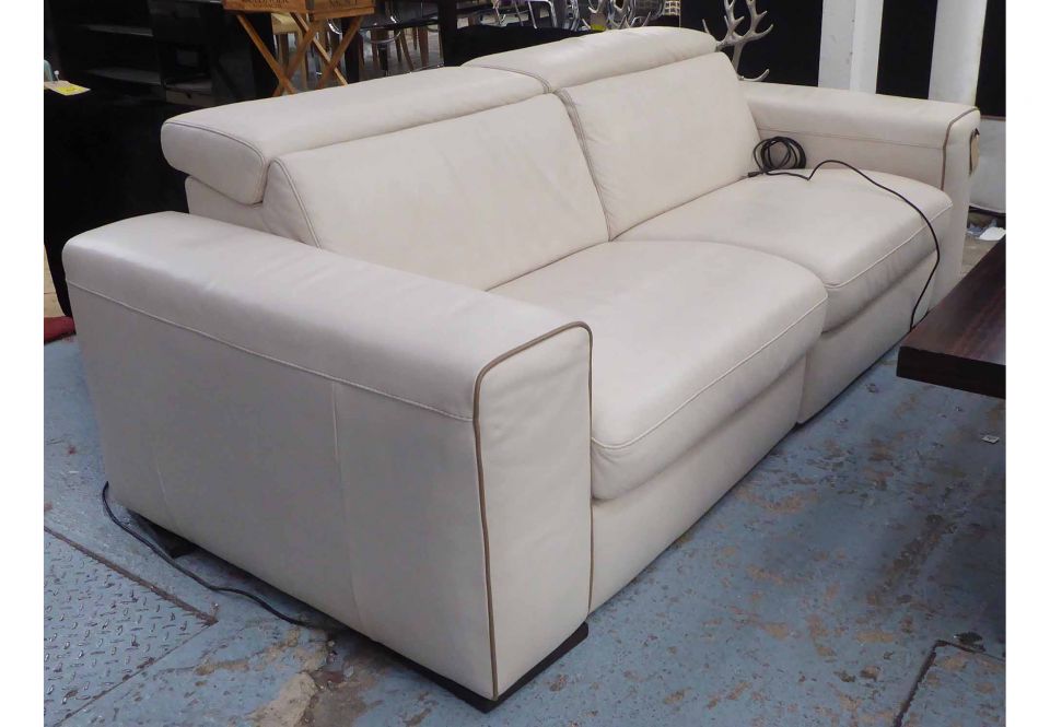 best price for natuzzi leather sofa