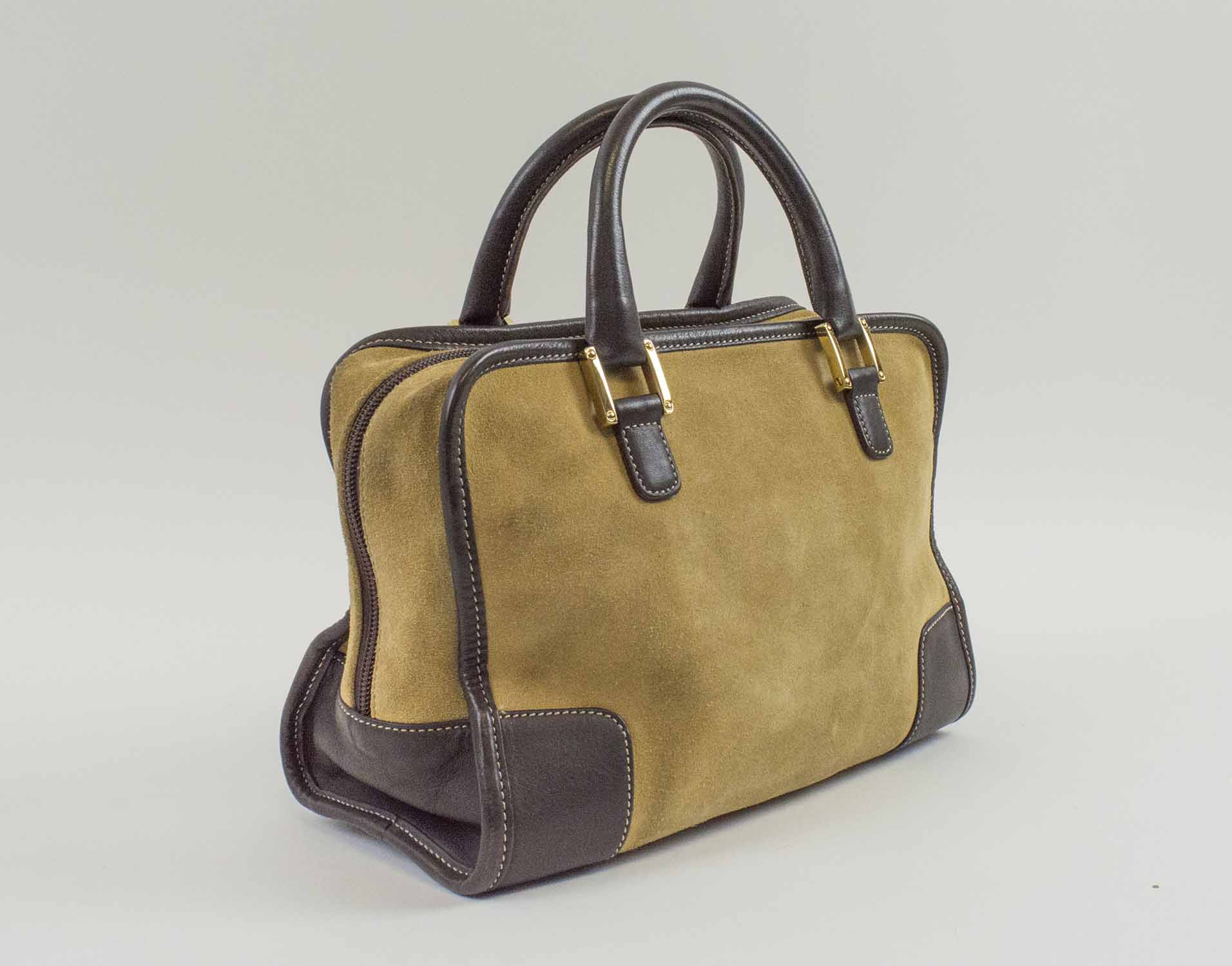 Used B/Standard] LOEWE Vintage Logo 2WAY Women's Handbag Beige 20414765