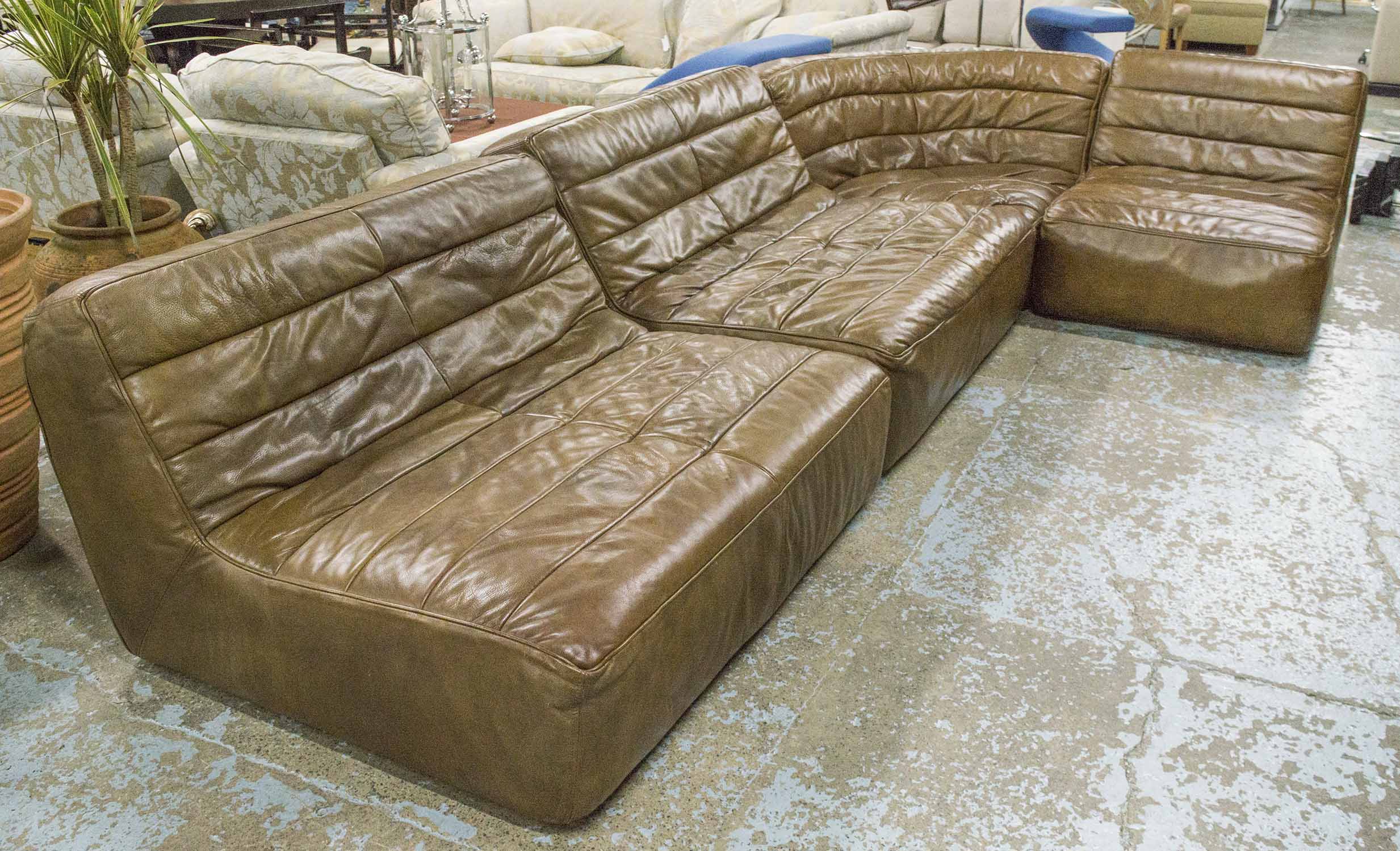timothy oulton channel leather sofa