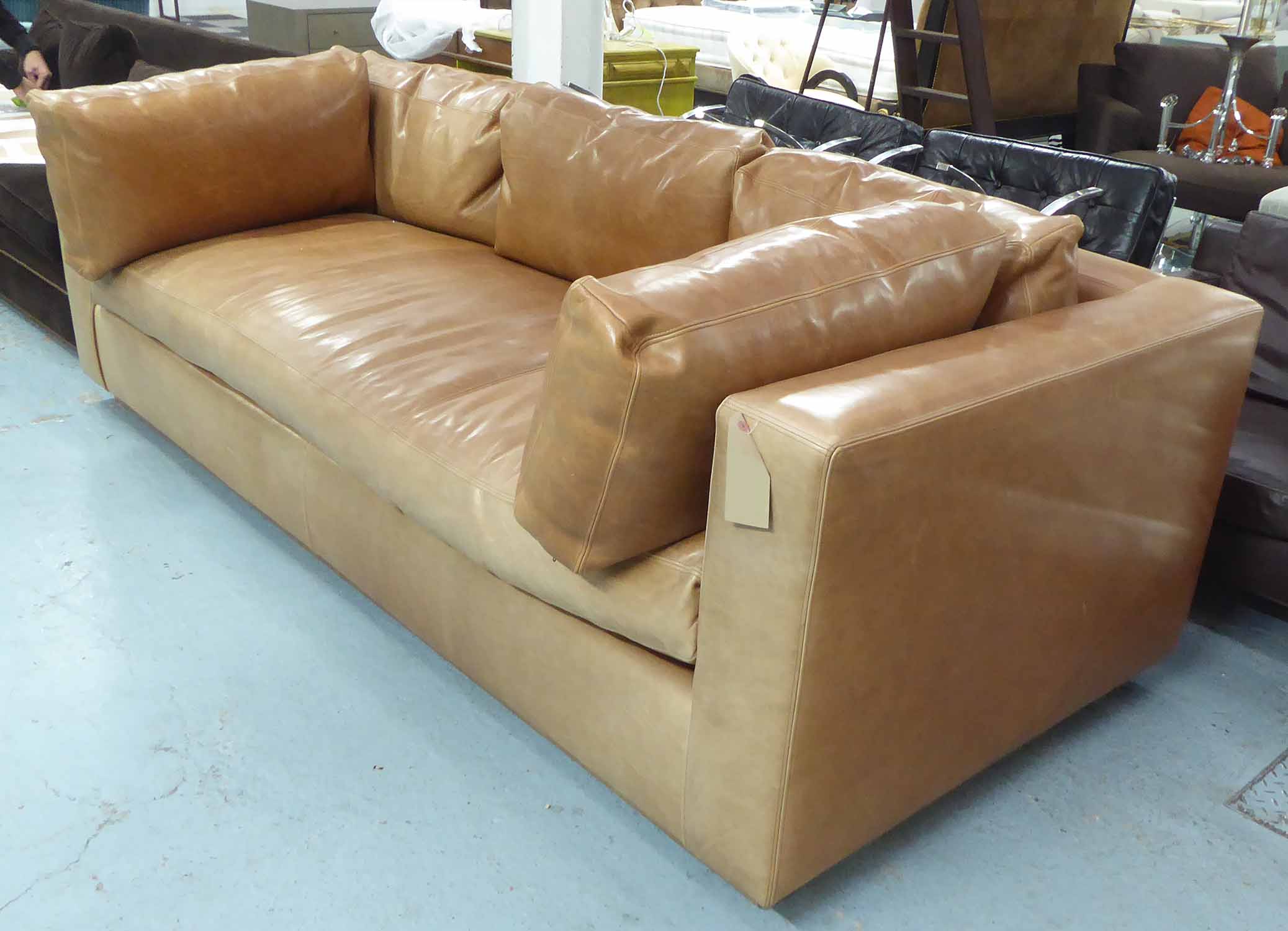 ralph lauren leather sofa reviews