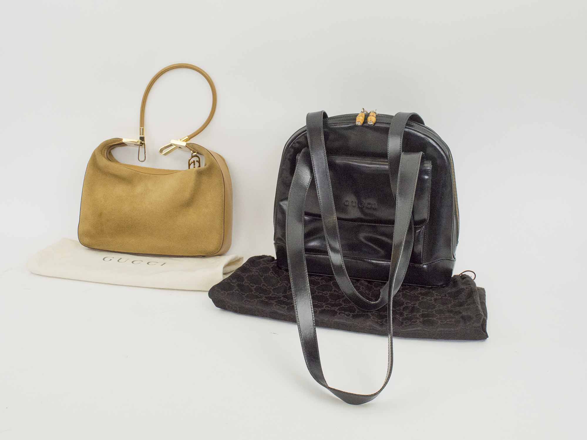 Gucci, Bags, Gucci Vintage Black Gg Monogram Shoulder Bag