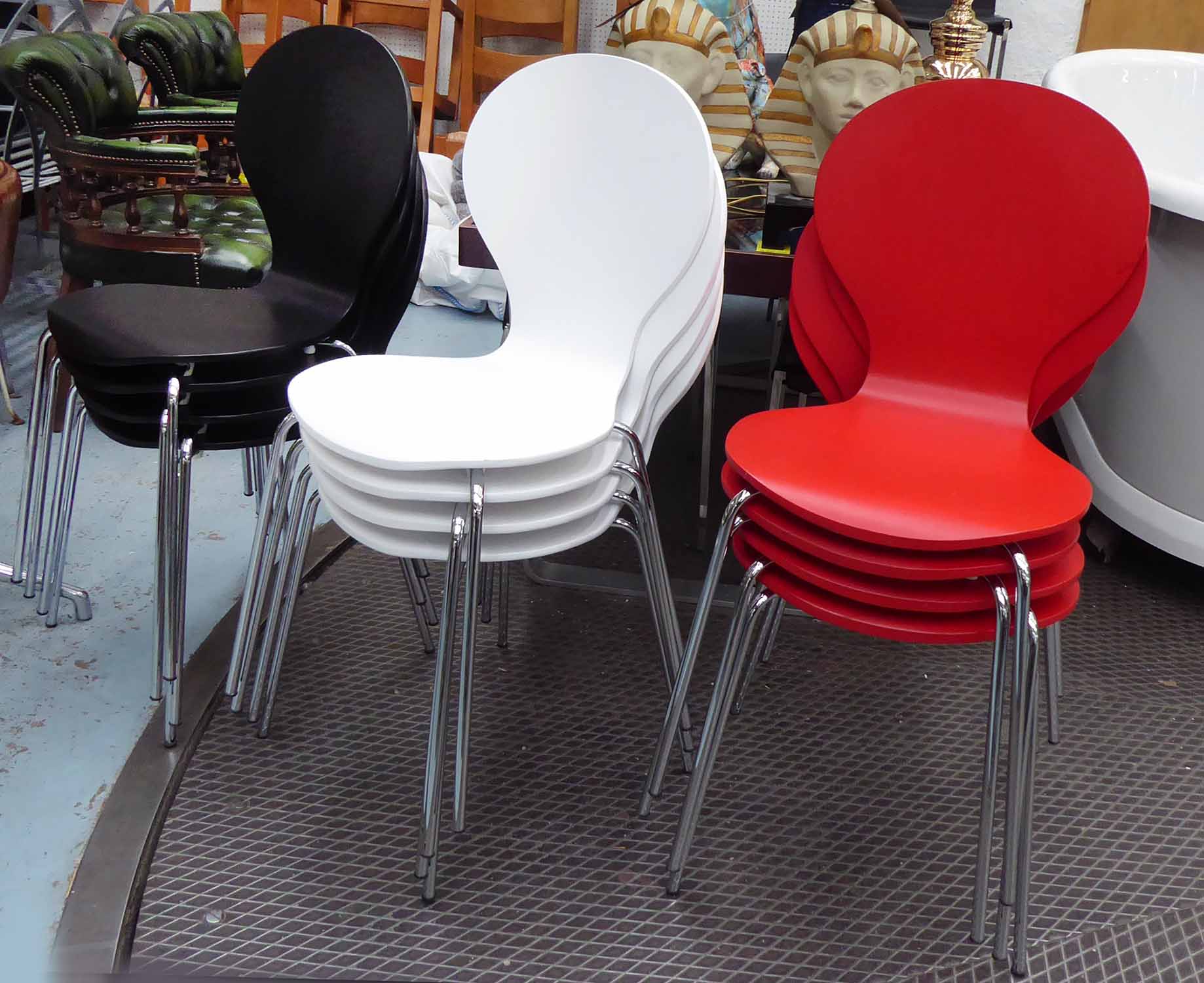 cheap red dining room chairs