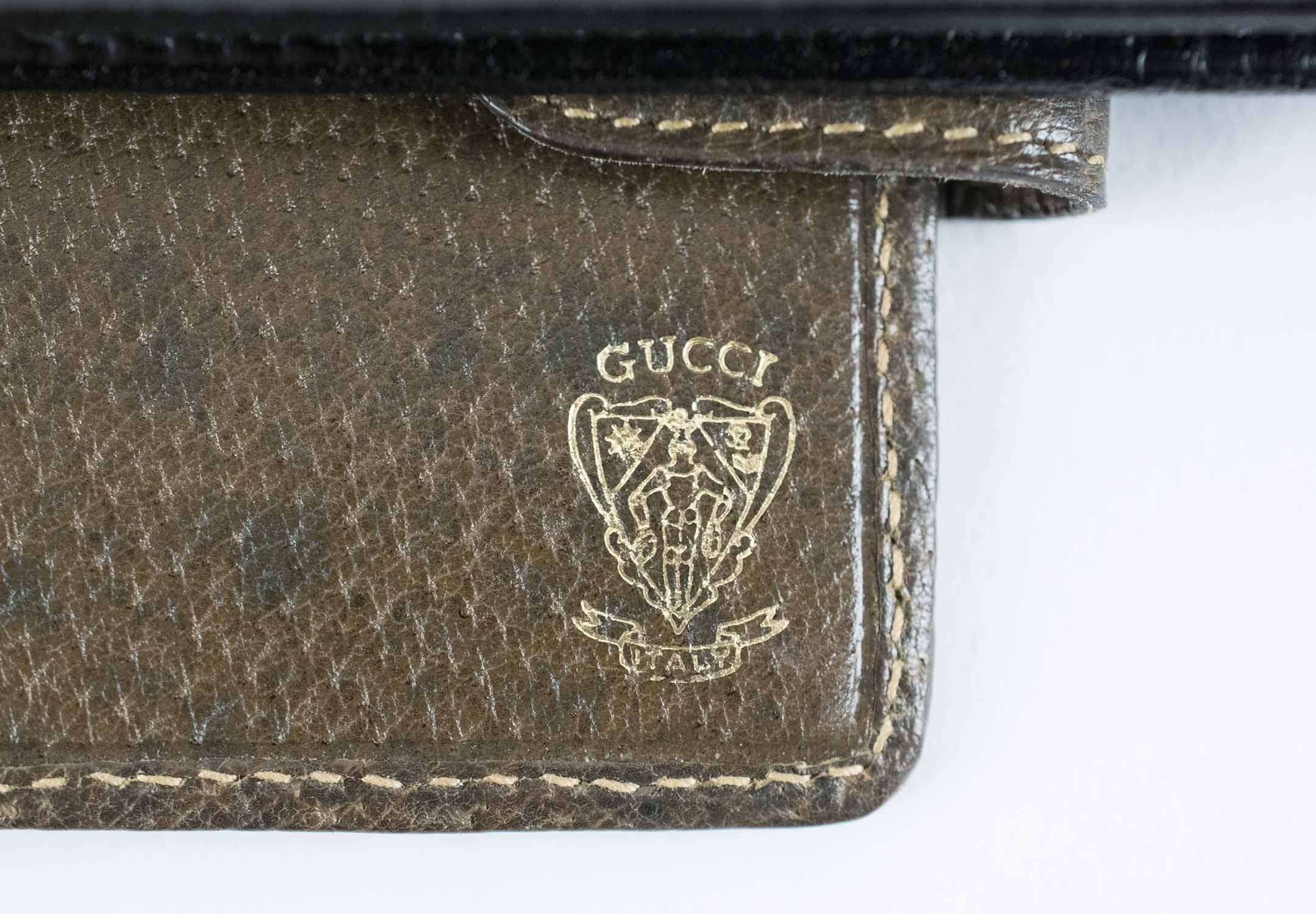 Gucci Monogram Logo Pattern RARE Vintage Designer Cigarette 