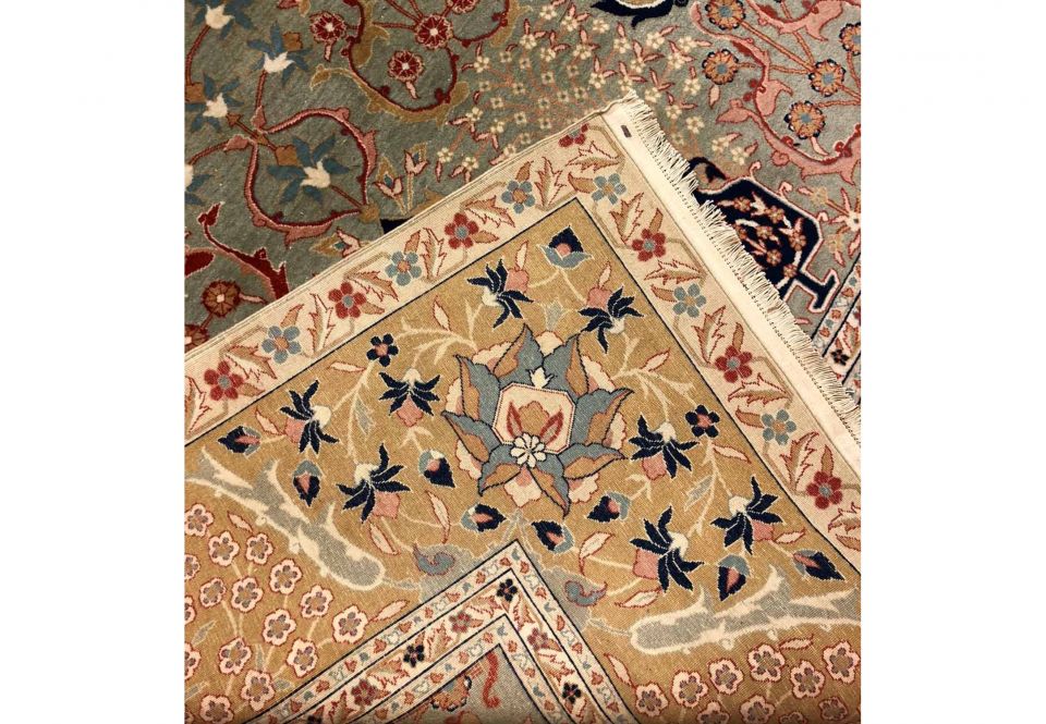 EXCEPTIONAL TABRIZ SAFAVID DESIGN CARPET, 430cm x 300cm, Haji-Jallily ...