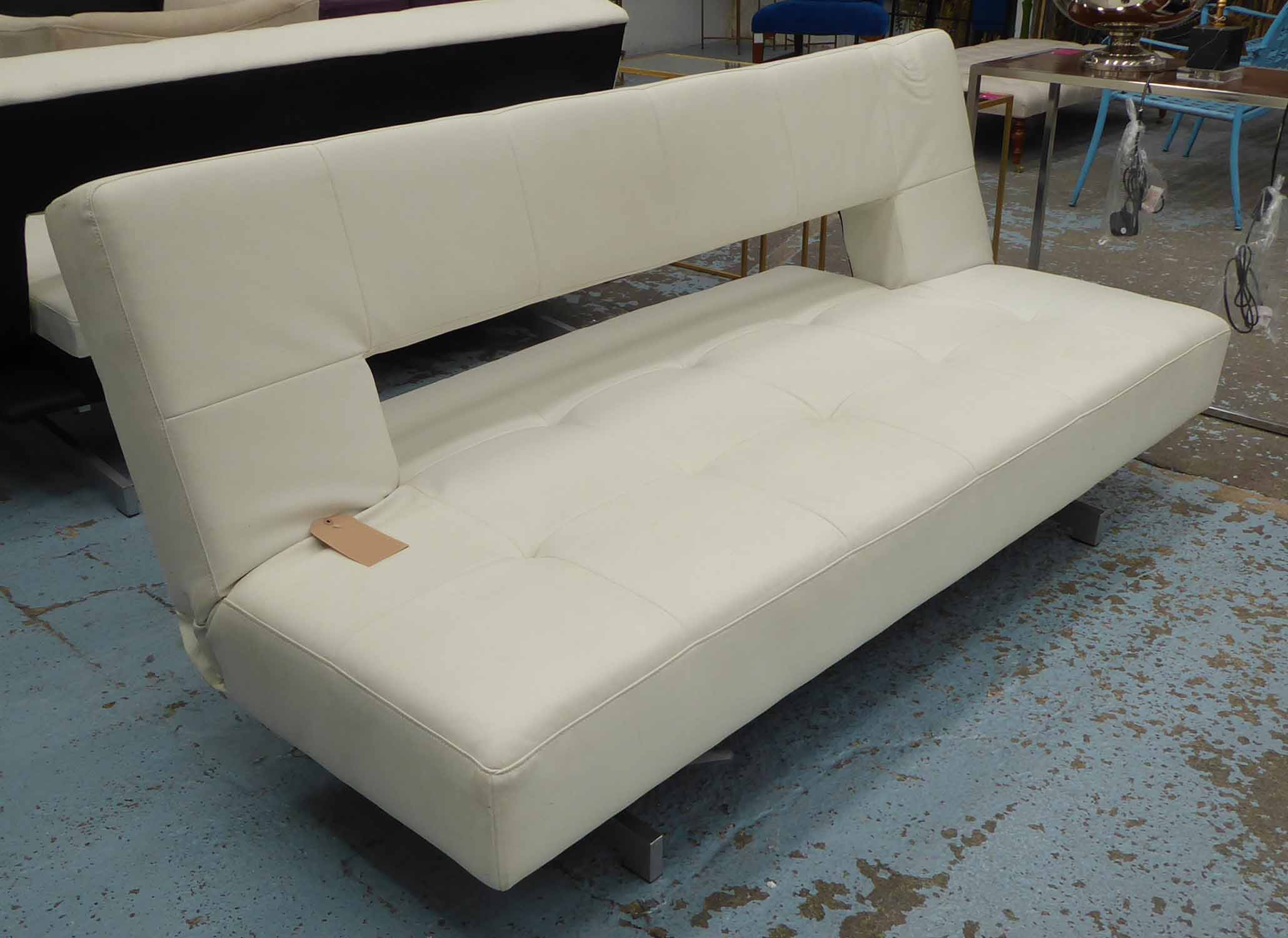 dwell sofa bed white