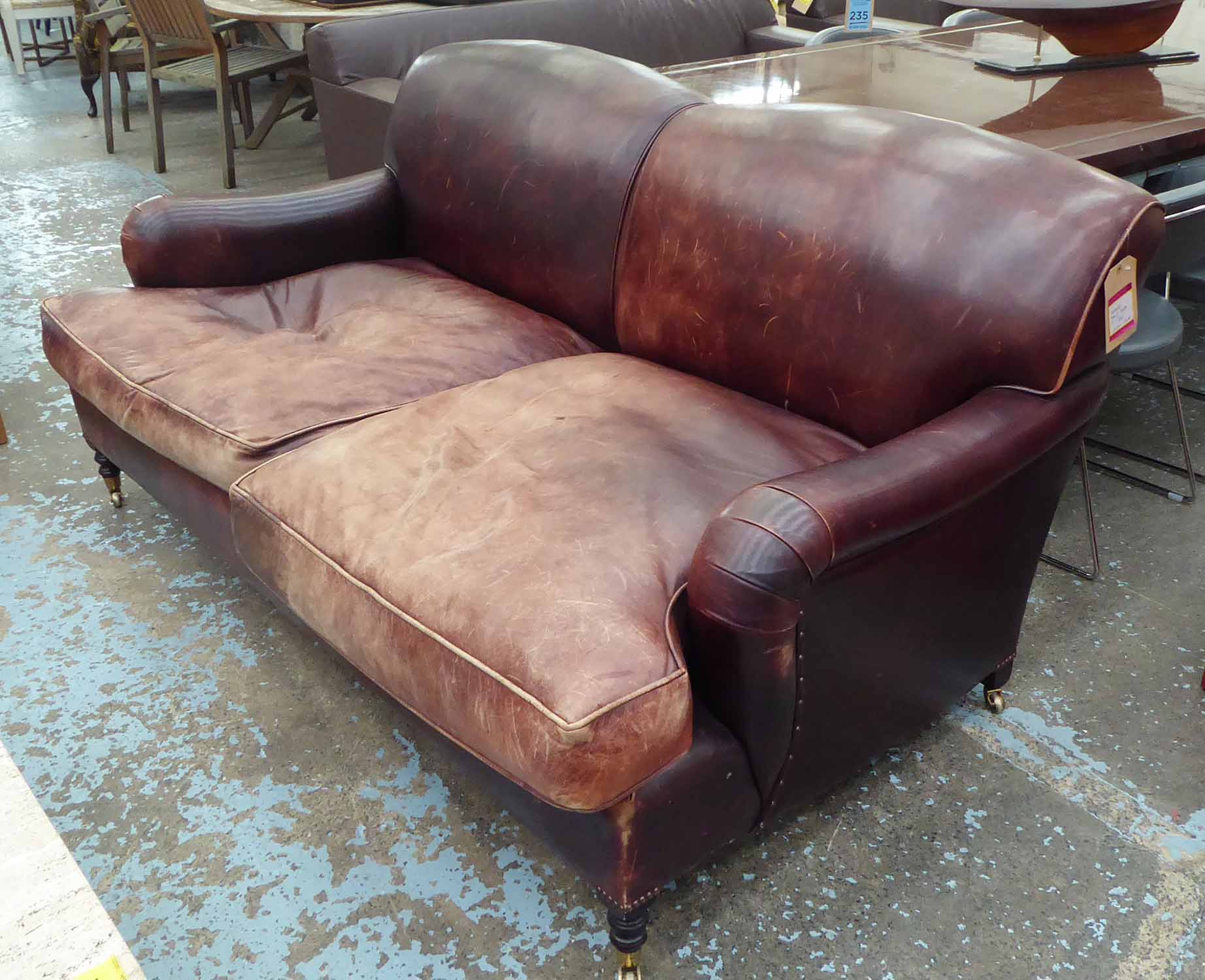 george smith leather sofa