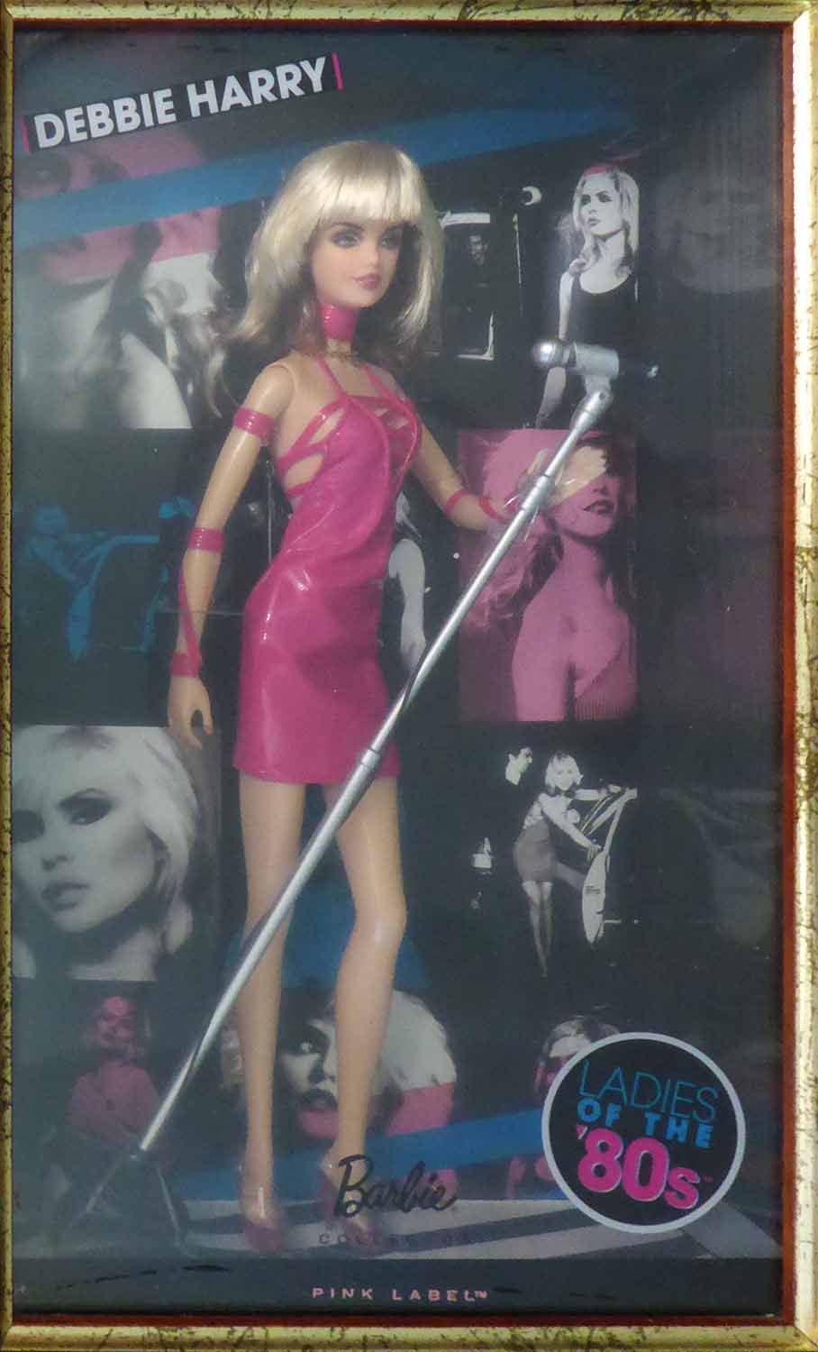 DEBBIE HARRY FROM BLONDIE, Barbie Doll, framed in original box